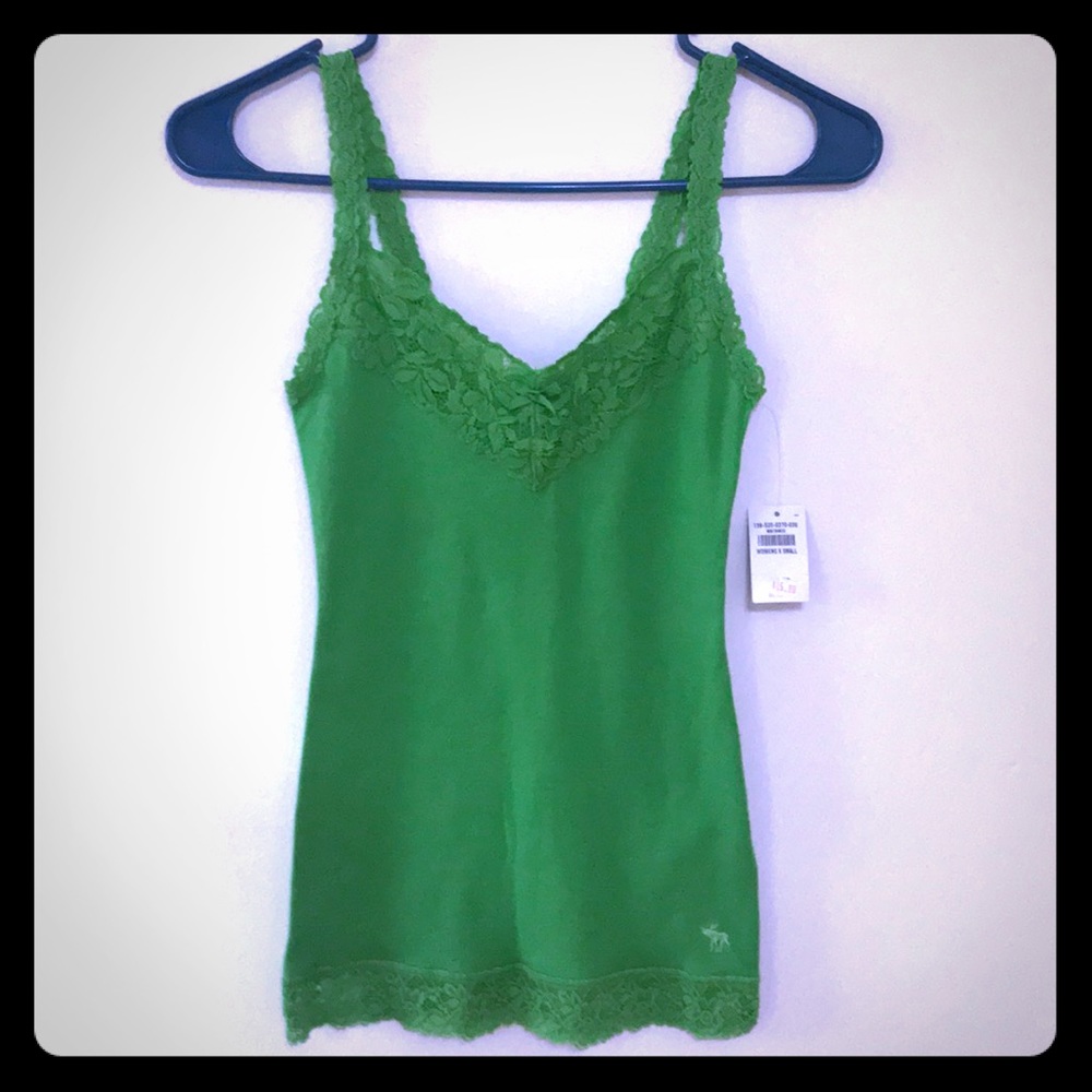 Abercombie & Fitch Green Women’s Tank Top